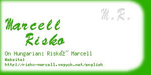 marcell risko business card